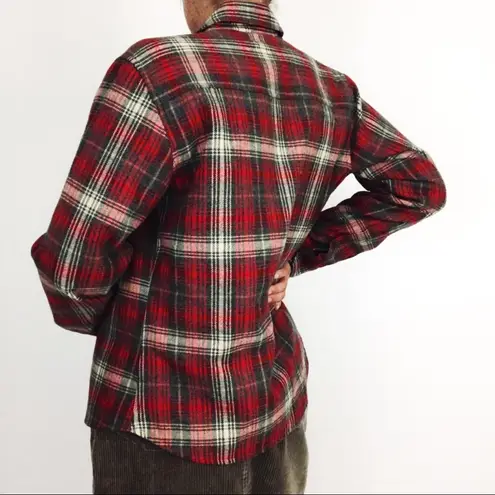 Vintage POLO Jeans Co. Ralph Lauren Quilted Plaid Jacket | Size S Red