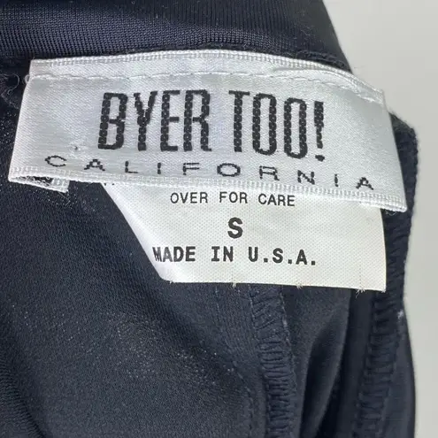 Vintage 90’s Byer Too! Black Velvet Sparkly Maxi Formal Party Dress Size S