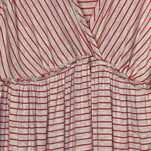 Matilda Jane Women's Top Take The Wheel Tee Striped V-Neck Flowy Tank Small NWT