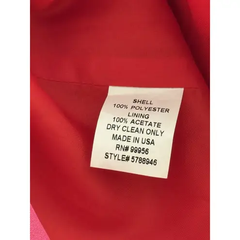 Shoshanna Mackenzie Salmon Pink One Shoulder Draped Sheath Dress Size 10