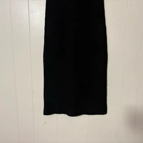Babaton Aritzia Aesthetica Sleeveless Merino Wool Midi Dress Black Size M
