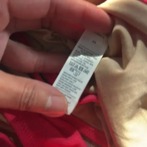 Old Navy  Pink Seamless Bra with Spaghetti Straps Terri Cloth 4X