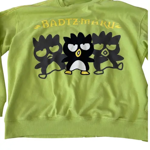 Badtz Maru Sanrio Graphic Crewneck Sweatshirt Green XL