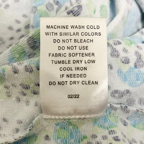 Ibkul Kamila White Green Navy Blue Sleeveless Zip Mock Neckline Pullover Dress Size XS