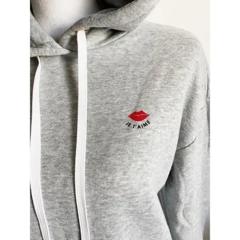 Banana Republic  • Grey Je T’Aime Lips Hoodie