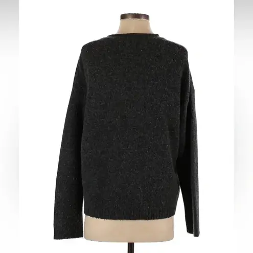 Rails Cashmere Wool Blend Amelia Lace Up Sweater Charcoal Grey Size XS