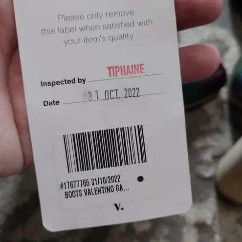 Valentino Garavani Valentino Color Block Mid Calf Chunky Boots