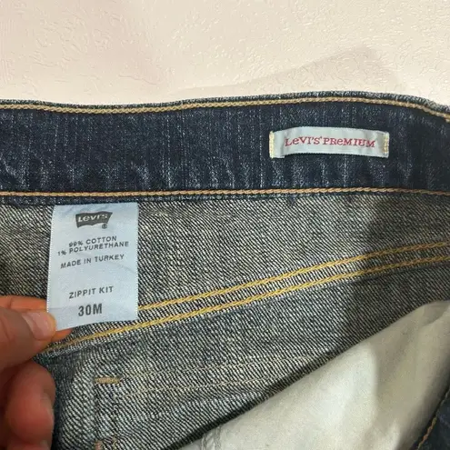 Levi's Levi’s Premium Zippit Kit Denim Skirt Dark Wash Size 30