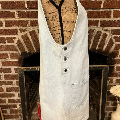 VINTAGE denim jumper Blue Size M