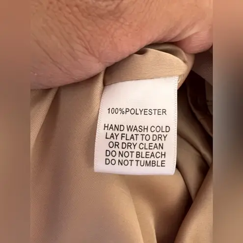 Alberto Makali Albert Makali Cream Off The Shoulder Sheer Lace Dress Size 6