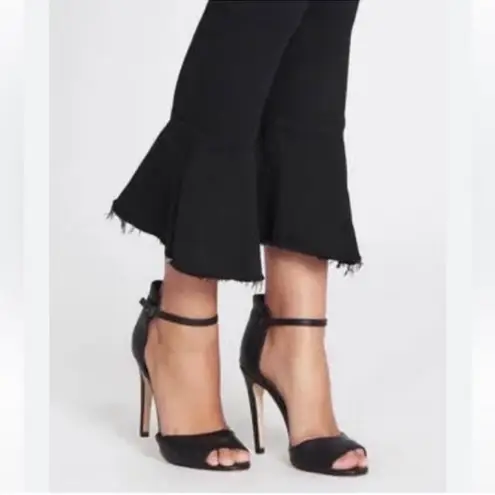 MOTHER The Cha Cha Fray Jeans In Not Guilty Size 25 Black