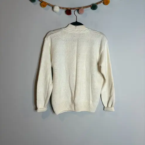 Vintage paisley embroidered pastel cardigan sweater Pink