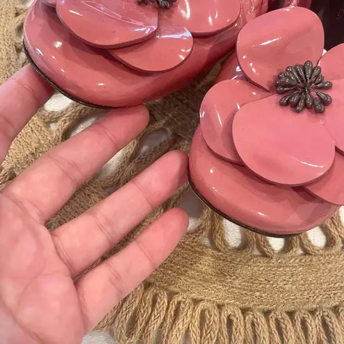 Tory Burch  Light Berry Flower Ballet Flats Pink Size 6.5