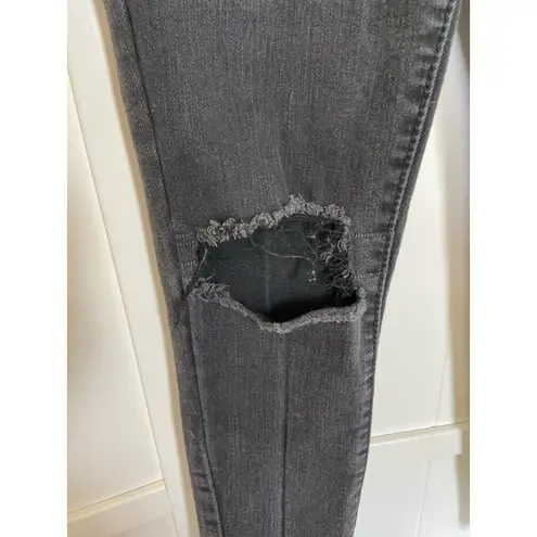 Time & Tru Womens Jeans Sz 6 Petite Black High Rise Skinny Denim 5 Pocket Style