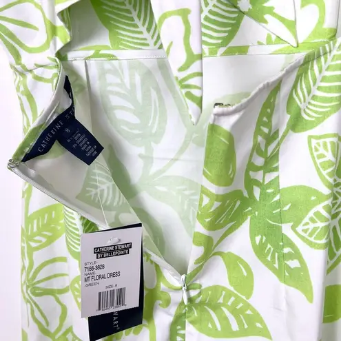 NEW Deadstock Y2K Green Floral Cotton Knee