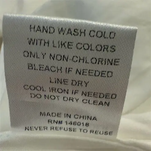 Lost + Wander Women's White Mykonos Mini Dress Size M Short Sleeve