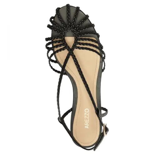 Arezzo Women's Paola Flat Sandals with Braided Straps