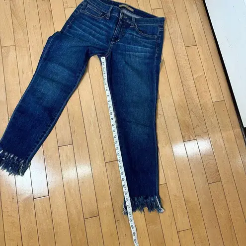 joe's jeans Mabel Skinny Crop Fun & Flirty Jeans w/ Fringe Hem - size 28