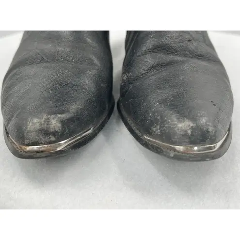 Dingo Vintage Black Womens Boots 6 Western Rodeo Boho Festival