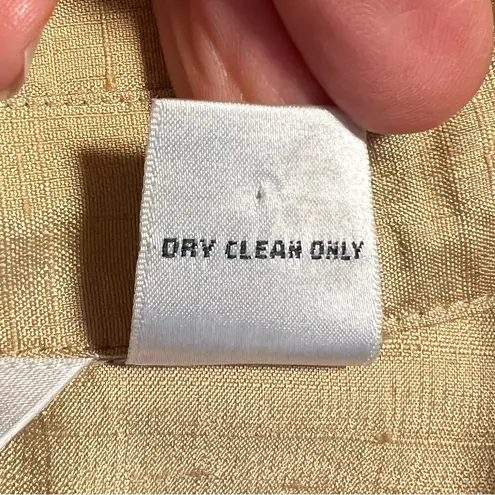 Laura Ashley  Womens Slub Silk Floral Embroidered Shirt Jacket Sz M Cottage Boho