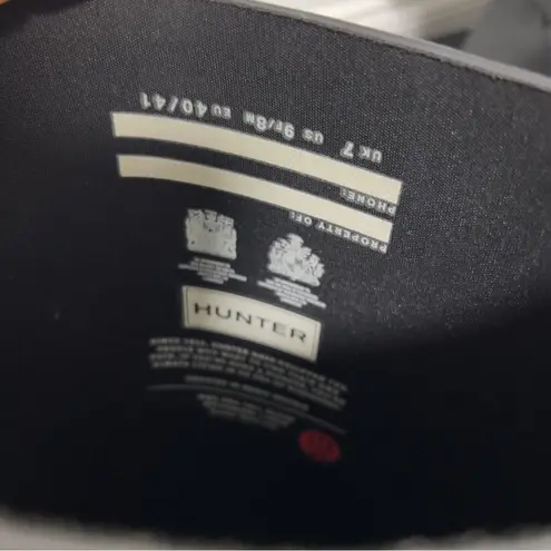 Hunter  original tall glossy rain boot