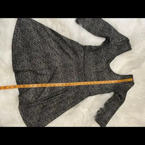 Bethany Mota Black & Gold Speckled Dress Size Medium