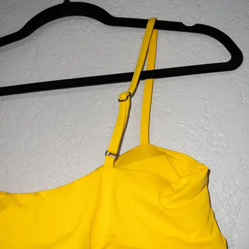 ANDIE NWT Sunbeam Yellow The Newport Swimsuit Top Size Large