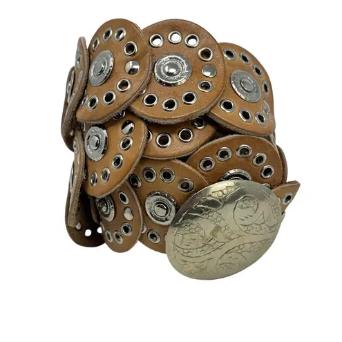 Z&L Europe Maya Belt Leather Low Rise Western Rodeo One Size OS Brown