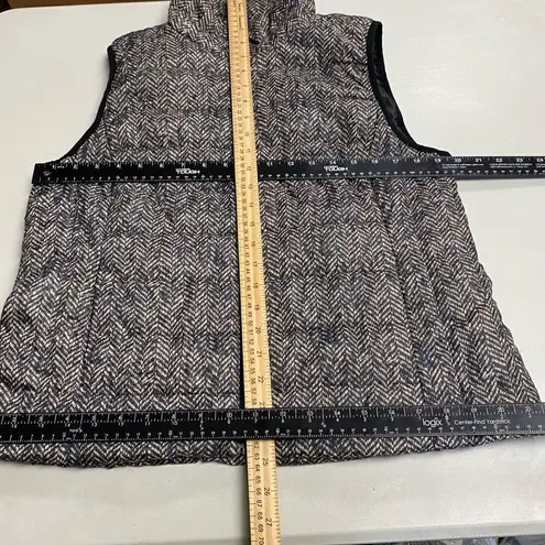 Rafaella  Women’s Puffer Vest Size Large Gray‎ Pockets Turtleneck Zipper Front