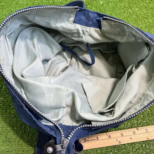 Kipling Messenger Bag Blue Cross Body Travel Vintage Retired Monkey FRANNY rare