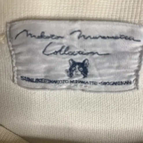 RARE Vintage 90s Makoto
Muramatsu Cat Sweatshirt Pullover
M Kawaii Japanese Art Size M