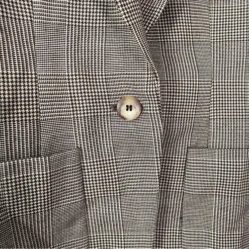 J. McLaughlin  Vintage Herringbone Wool Blazer Jacket