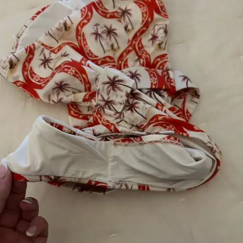 Farm Rio Summer Beach Strapless One Piece