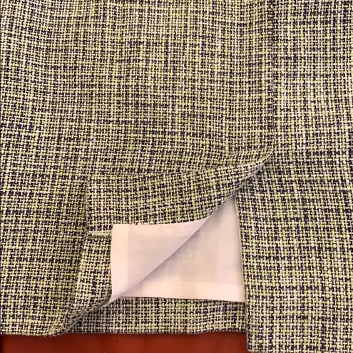 Premise blue, green & white sleeveless dress.