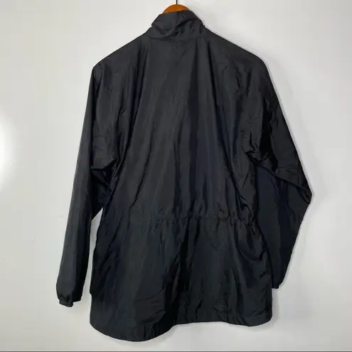 Lands' End Lands’ End Black Windbreaker Jacket Medium