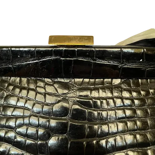 Vintage Genuine Alligator Black Top