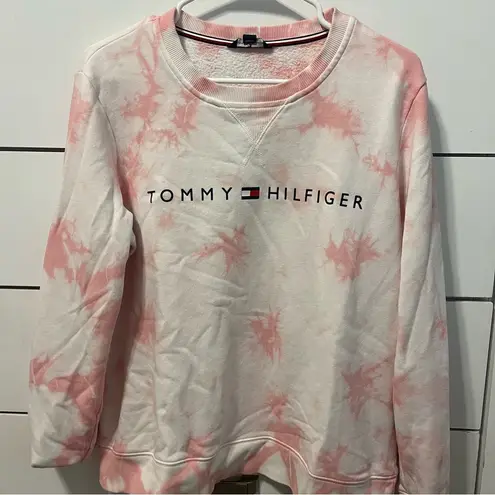 Tommy Hilfiger  Pink & White Tie Dye Two Piece Set