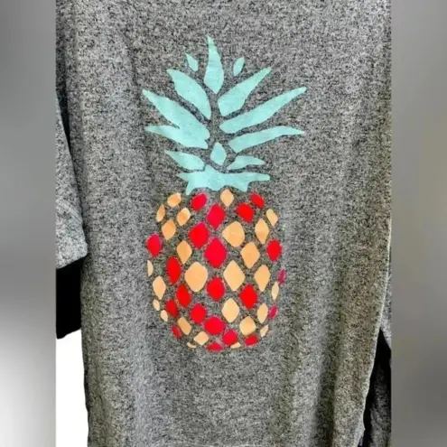 Spirit Jersey Grey pineapple long sleeve Size M Pineapple, Lightweight, Soft, Vacation A53