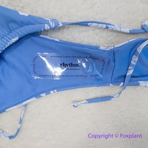 NEW Rhythm Leila Tie Side Hi Cut Pant in Whisper Blue, size XL Blue