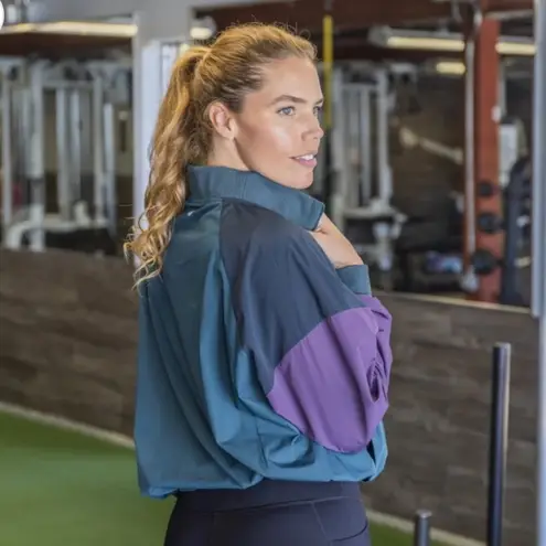 Senita Athletics Wind breaker pull over workout longsleeve