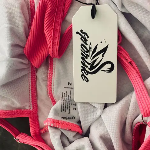 One Piece SPORLIKE Women Swimsuit V-Neck Ruffle Bathing Suit Padded Monokini