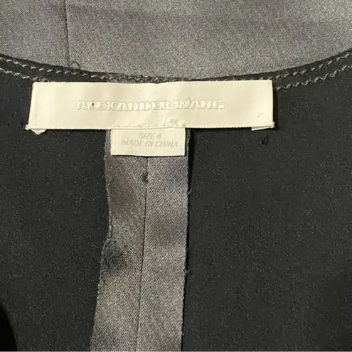 Alexander Wang Women’s Size 4 Black Reverse Side Sleeveless Tank Top