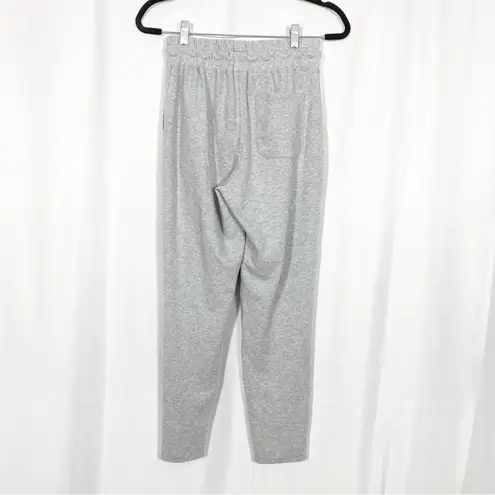 Faherty  Fleece High Rise Sweatpants Lounge Track Pants: Light Heather Grey