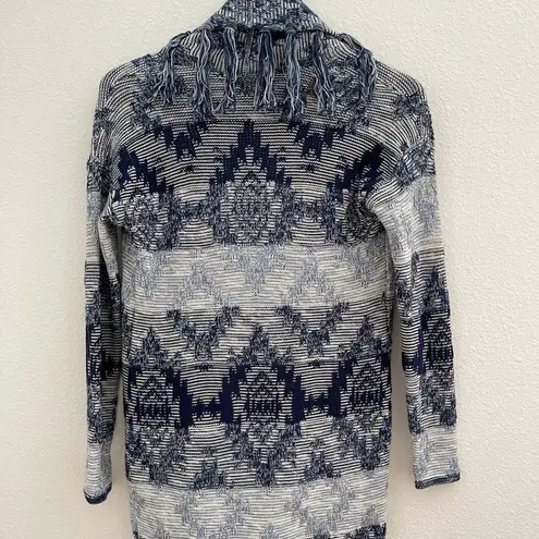 American Eagle  Aztec Southern print open knit cardigan size XS