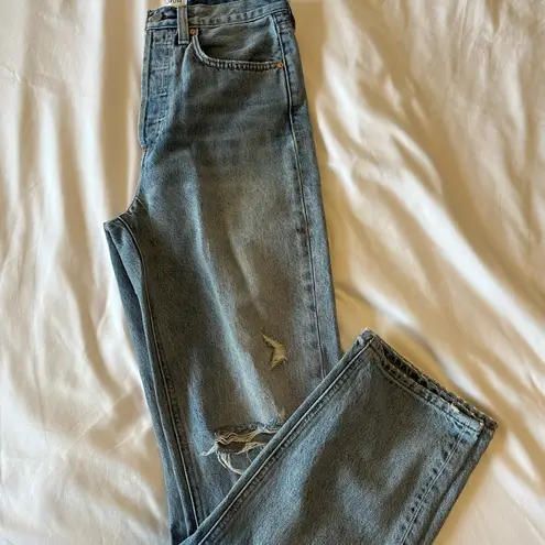 Aritzia  denim forum the Bonet high rise loose jean, size 26