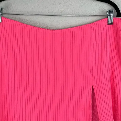 Amanda Uprichard  Dale Hot Pink Slit Mini Skort Size XL