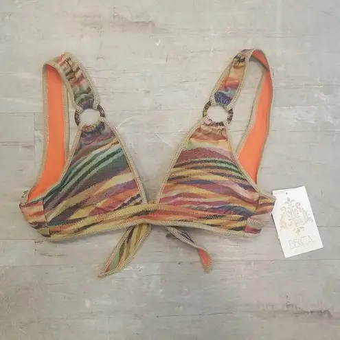Becca 💕💕 Awaken Callie Banded Triangle Bikini Top ~ Small S NWT