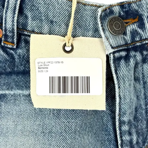 NWT Free People X SER.O.YA Lyle Shorts Denim in Sorrento Size 29 Distressed Blue