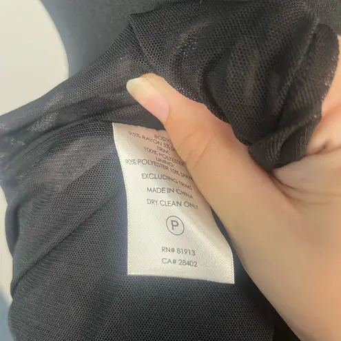 Tracy Reese Rare ANTHROPOLOGIE Lattice Ring Dress BY size Medium black/Creme