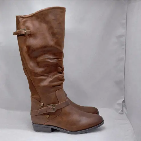 Baretraps Womens Riding Boots Size 10 Brown Western Knee High Coastal Cowgirl